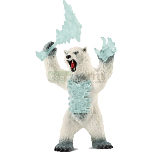 Blizzard Bear with Weapon - Ice World