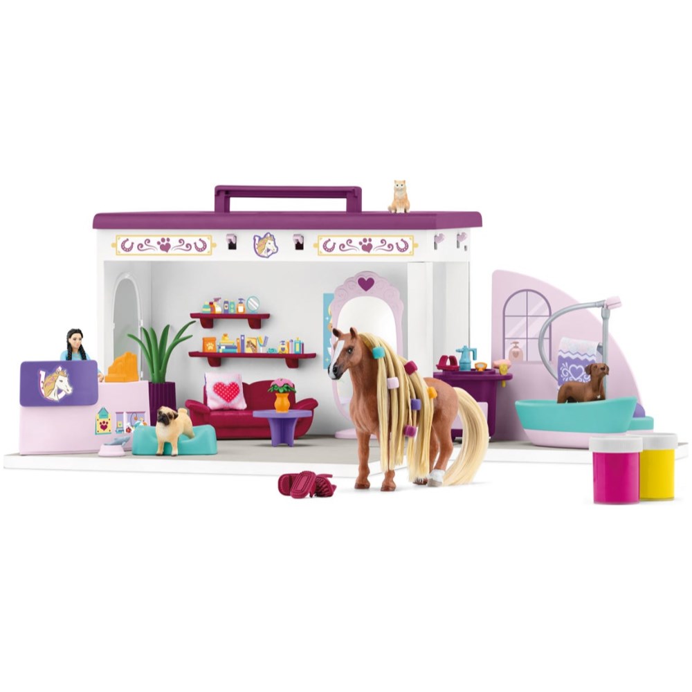 Pet Horse Salon with Accessories