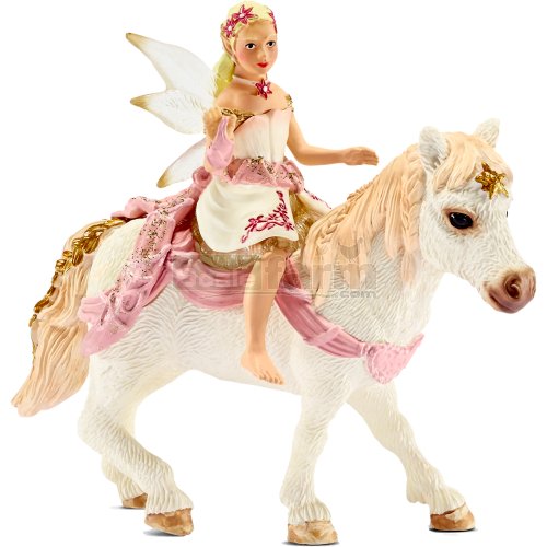 Delicate Lily Elf, Riding a Pony