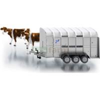 Preview Ifor Williams Stock Trailer With 2 Cows