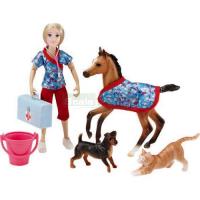 Preview Day at the Vet - Figure, Animals and Accessories Set