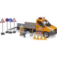 Preview Mercedes Benz Sprinter Municipal Works Vehicle with Figure and Accessories