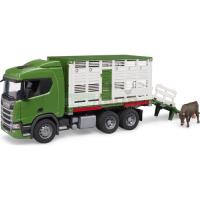 Preview Scania Super 560R Livestock Transporter with Cow