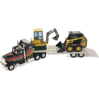 Preview Heavy Duty Transporter with JCB 801 Excavator and Massey Ferguson 516 Skid Steer