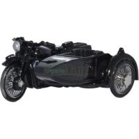 BSA Motorcycle and Sidecar - Police