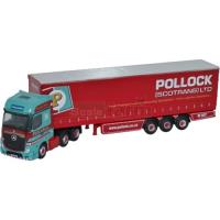 Mercedes Actros Curtainside - Pollock