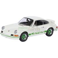 Preview Porsche 911 RS 2.7 - White with Green Decals