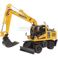 Preview Komatsu PW180-11 Excavator with Bucket and Hydraulic Breaker