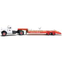 Preview International Harvester White WC22 Truck and Lowboy